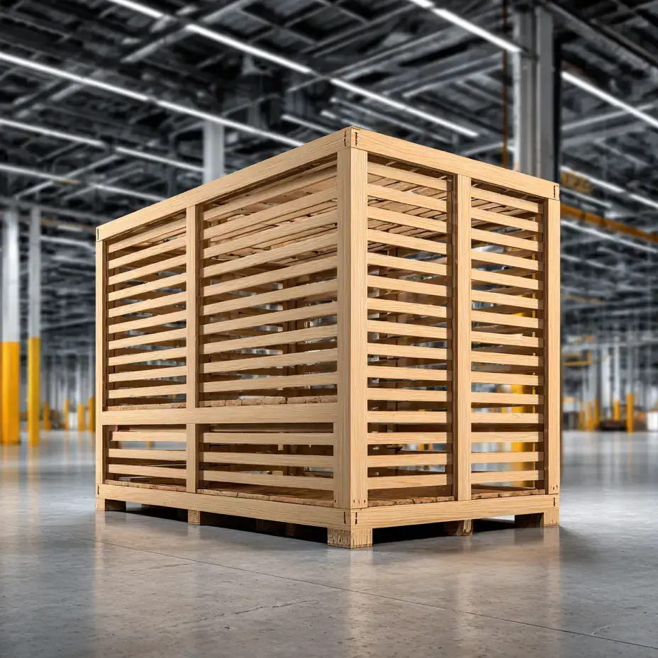 Huacal Industrial de madera